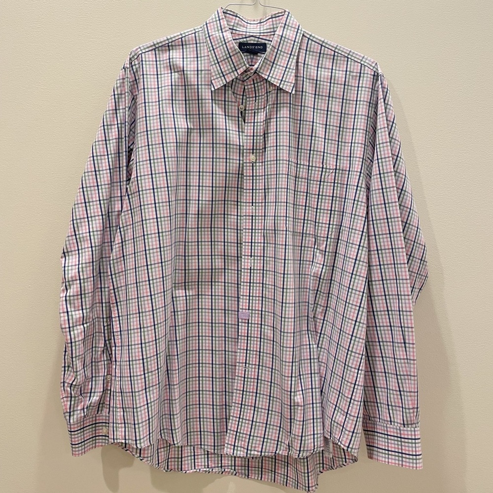 Lands’ End Party Plaid